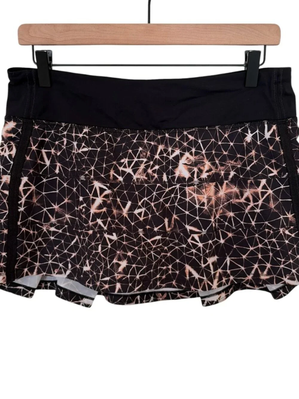Lululemon Sugar Crush Multi Black Pace Rival Skirt II Skort